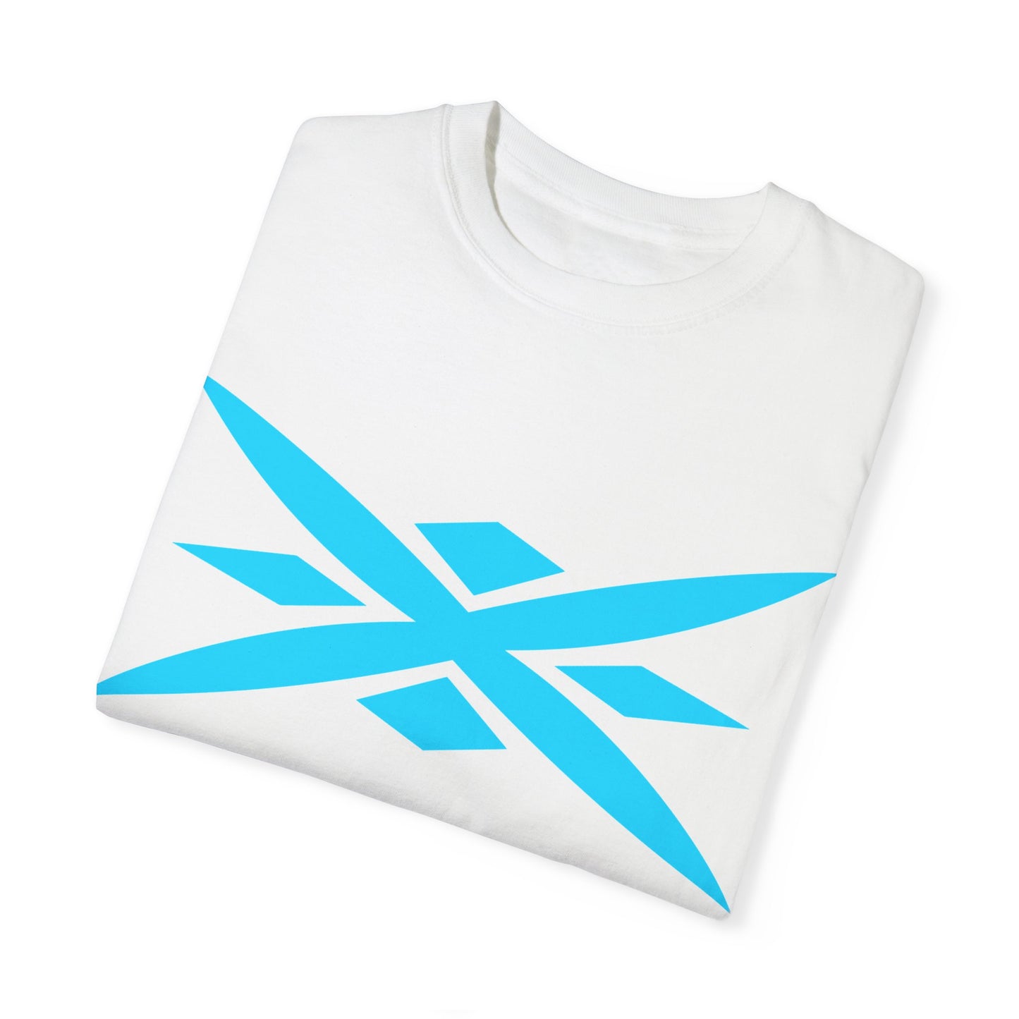 Diamond X Tee – Treasure Awaits | Bold Cyan Design