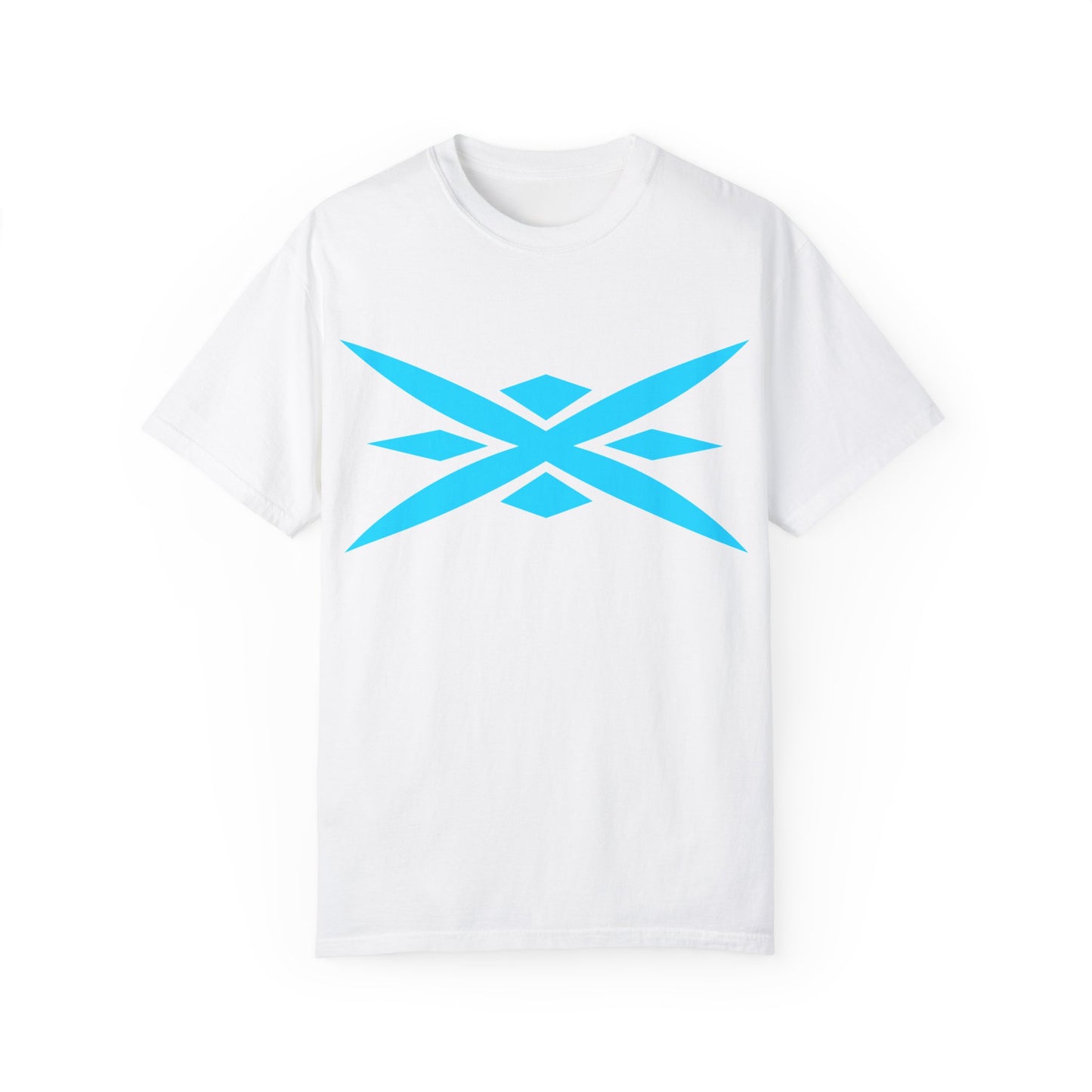Diamond X Tee – Treasure Awaits | Bold Cyan Design